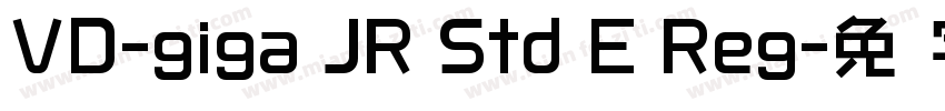 VD-giga JR Std E Reg字体转换